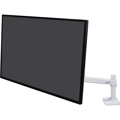 Ergotron White 34-inch Monitor Mount - Ergonomic Desk Stand Ergotron White 34-inch Monitor Mount - Ergonomic Desk Stand