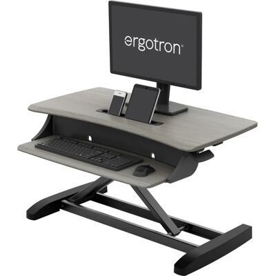 Ergotron WorkFit-Z Mini - Höj- och sänkbar skrivbordskonverterare - Kompakt sitt- och ståbord Ergotron WorkFit-Z Mini - Höj- och sänkbar skrivbordskonverterare - Kompakt sitt- och ståbord