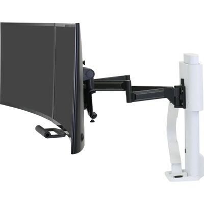 Ergotron Valkoinen Kaksinäyttökiinnike - Enintään 27" Ergotron Valkoinen Kaksinäyttökiinnike - Enintään 27"