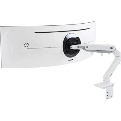 Soporte para monitor HX Serie en Blanco de Ergotron - Ajustable y Resistente Soporte para monitor HX Serie en Blanco de Ergotron - Ajustable y Resistente