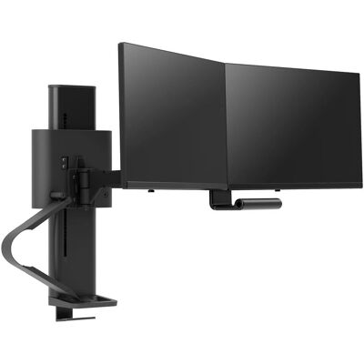 Support pour moniteur Ergotron noir 27 pouces - Pour 2 écrans - Publicité Support pour moniteur Ergotron noir 27 pouces - Pour 2 écrans - Publicité