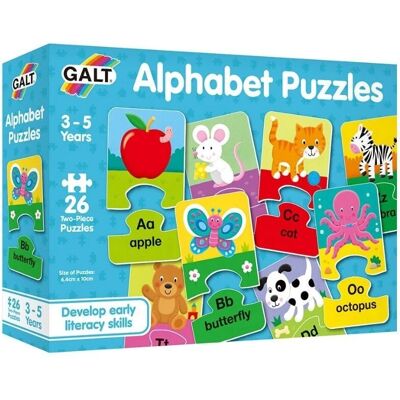 Galt - Alphabet Puzzle - Jigsaw - 3+ - Puzzle Galt - Alphabet Puzzle - Jigsaw - 3+ - Puzzle
