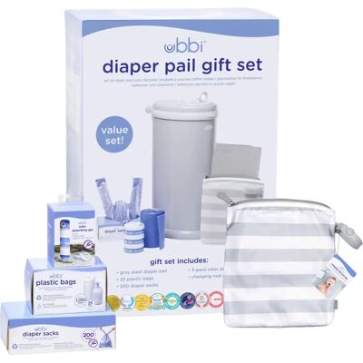 Ubbi Diaper Pail - Odorless Steel - Elegant Design Ubbi Diaper Pail - Odorless Steel - Elegant Design