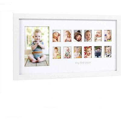 Pearhead Baby Erinnerungsrahmen - Weiß - Babyparty Geschenk Pearhead Baby Erinnerungsrahmen - Weiß - Babyparty Geschenk