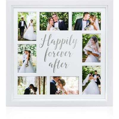 Cadre photo collage mariage Pearhead Happily Forever After - Cadre Cadre photo collage mariage Pearhead Happily Forever After - Cadre
