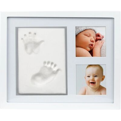 Pearhead babylikort med hand- och fotavtryck - Vit Pearhead babylikort med hand- och fotavtryck - Vit