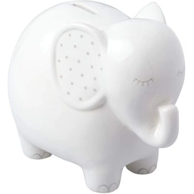 Pearhead Baby Elephant Ceramic Money Bank - Money Bank Pearhead Baby Elephant Ceramic Money Bank - Money Bank