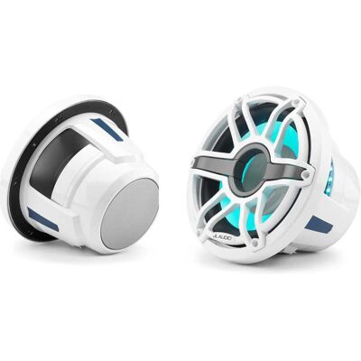 JL Audio M6 Marine Coaxial Speakers - 8.8 Inch, Transflective LED, Titanium Grill JL Audio M6 Marine Coaxial Speakers - 8.8 Inch, Transflective LED, Titanium Grill
