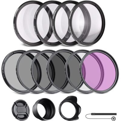Neewer 67MM Juego completo de accesorios para filtros de lentes Neewer 67MM Juego completo de accesorios para filtros de lentes