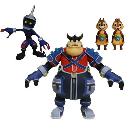 Diamond Select Toys Kingdom Hearts Series 2 Pete Chip Dale Action Figure - Action Figure Diamond Select Toys Kingdom Hearts Series 2 Pete Chip Dale Action Figure - Action Figure