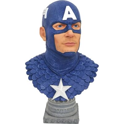 Diamond Select Captain America Bust - 10" Scale - Limited 1000 Diamond Select Captain America Bust - 10" Scale - Limited 1000