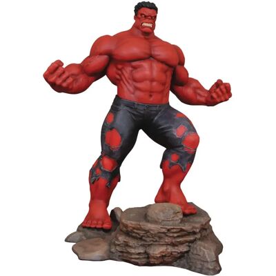 Diamond Select Marvel Gallery Roter Hulk Statue - 25cm Diorama - Statue Diamond Select Marvel Gallery Roter Hulk Statue - 25cm Diorama - Statue