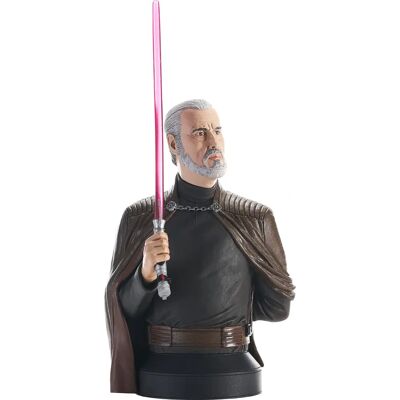 Gentle Giant Dooku 1/6 Échelle Bust - Seigneur Sith Star Wars - 7 pouces - Publicité Gentle Giant Dooku 1/6 Échelle Bust - Seigneur Sith Star Wars - 7 pouces - Publicité