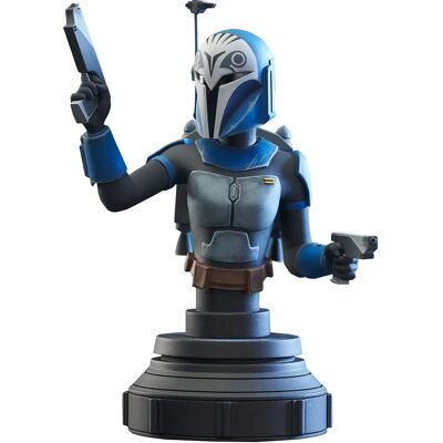 Bust Star Wars Bo-Katan 1/7 Échelle - Édition Limitée - Publicité Bust Star Wars Bo-Katan 1/7 Échelle - Édition Limitée - Publicité