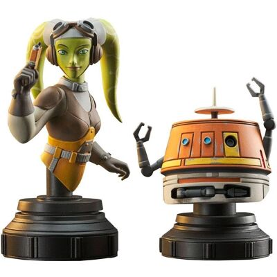 Gentle Giant Hera & Chopper Star Wars Rebels Busts - 15cm - Publicité Gentle Giant Hera & Chopper Star Wars Rebels Busts - 15cm - Publicité