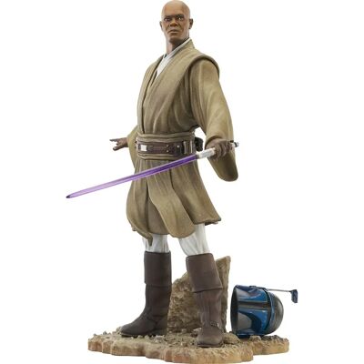 Statue Mace Windu - 28cm - Star Wars Episode II - Gentle Giant - Publicité Statue Mace Windu - 28cm - Star Wars Episode II - Gentle Giant - Publicité