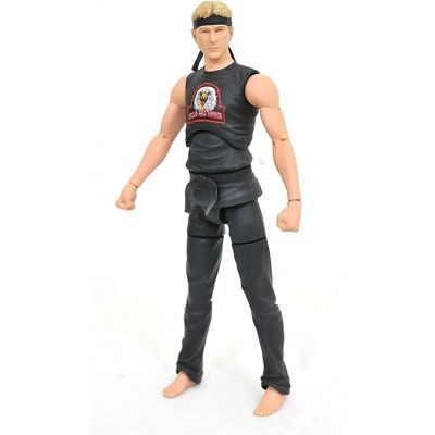Figurine d'action Diamond Select Toys Cobra Kai Johnny Lawrence Eagle Fang - 7 pouces - Publicité Figurine d'action Diamond Select Toys Cobra Kai Johnny Lawrence Eagle Fang - 7 pouces - Publicité