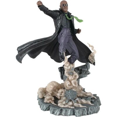 Statue Deluxe Morpheus de La Matrice - 30cm - Collector - Publicité Statue Deluxe Morpheus de La Matrice - 30cm - Collector - Publicité