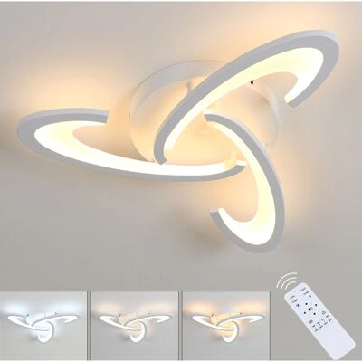 Comely Moderne LED-Deckenleuchte - Dimmer, Fernbedienung, Verstellbare Farbe Comely Moderne LED-Deckenleuchte - Dimmer, Fernbedienung, Verstellbare Farbe