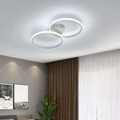 GOECO Moderne Deckenleuchte mit Blütenform - 60W Weiß GOECO Moderne Deckenleuchte mit Blütenform - 60W Weiß
