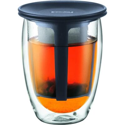 Verre à thé Bodum avec filtre en plastique, double paroi, 0,35 l - Publicité Verre à thé Bodum avec filtre en plastique, double paroi, 0,35 l - Publicité