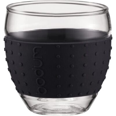 Bodum Pavina Ensemble de 2 Verres 100 ml - Noir - Publicité Bodum Pavina Ensemble de 2 Verres 100 ml - Noir - Publicité