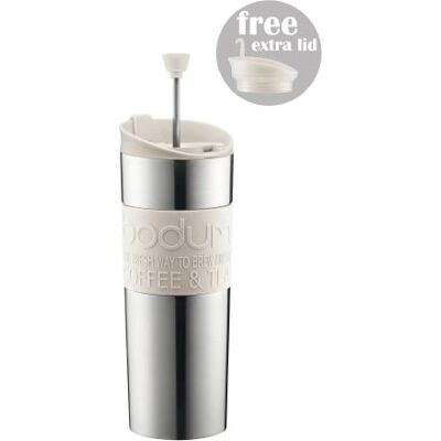Bodum Travel Press Set - Off White - Vacuum coffee maker Bodum Travel Press Set - Off White - Vacuum coffee maker