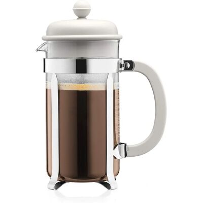 BODUM 8-koppers French Press - Hvit - Kaffemaskin BODUM 8-koppers French Press - Hvit - Kaffemaskin