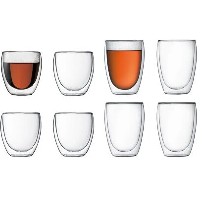 Bodum Pavina 0,35L/0,25L doppelwandiges Borosilikatglas - Glaswaren Bodum Pavina 0,35L/0,25L doppelwandiges Borosilikatglas - Glaswaren