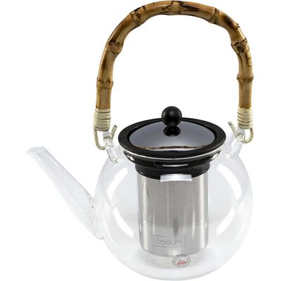 Théière Bodum Assam avec Poignée en Bambou - Théière - Publicité Théière Bodum Assam avec Poignée en Bambou - Théière - Publicité
