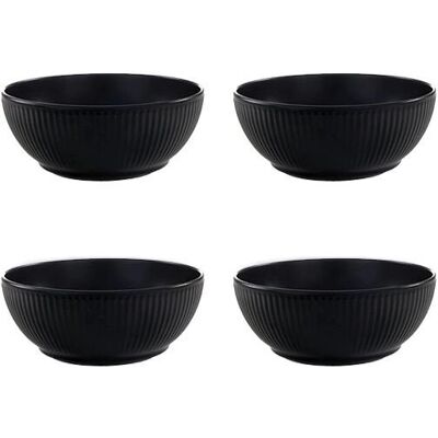 Set di 4 ciotole Bodum Douro - Nero - 0,48L - Porcellana Set di 4 ciotole Bodum Douro - Nero - 0,48L - Porcellana