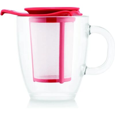 Bodum Yo-Yo tekopp med sil rød Bodum Yo-Yo tekopp med sil rød