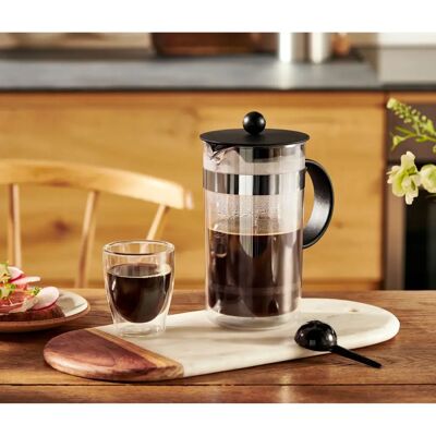 Bodum Siebstempelkanne - schwarz - 1 l - Kaffeezubehör Bodum Siebstempelkanne - schwarz - 1 l - Kaffeezubehör