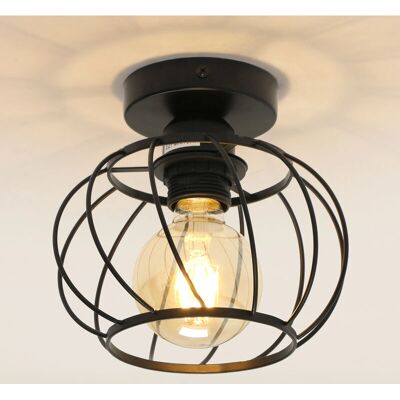 COMELY - E27 Metal - Black - Industrial - Ceiling lamp COMELY - E27 Metal - Black - Industrial - Ceiling lamp