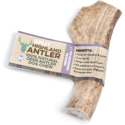Nova Split Antler Natural Dog Treat - Medium - 51g-80g Nova Split Antler Natural Dog Treat - Medium - 51g-80g
