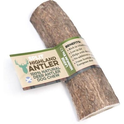Antos Large Split Antler Dog Chew - Dog Treats Antos Large Split Antler Dog Chew - Dog Treats