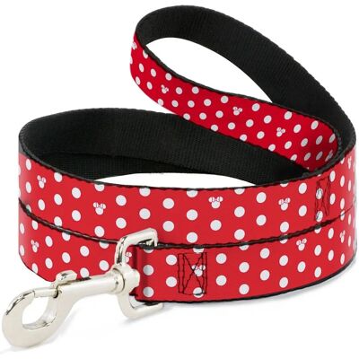 Buckle-Down Minnie Mouse Dog Leash - Multi - Durable polyester, Bright colors, Official Disney license Buckle-Down Minnie Mouse Dog Leash - Multi - Durable polyester, Bright colors, Official Disney license