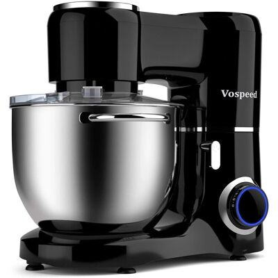 Vospeed - Stand Mixer 1500W 8L - Stainless Steel Bowl - Mixer Vospeed - Stand Mixer 1500W 8L - Stainless Steel Bowl - Mixer