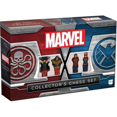 Ensemble d'échecs de collection Marvel USAOPOLY - Jeu d'échecs - Publicité Ensemble d'échecs de collection Marvel USAOPOLY - Jeu d'échecs - Publicité