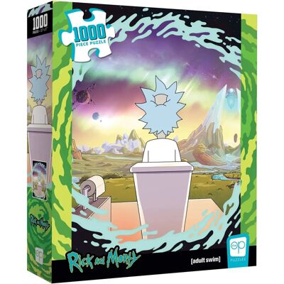USAopoly Rick & Morty Snygg Pooper Pussel 1000 delar USAopoly Rick & Morty Snygg Pooper Pussel 1000 delar