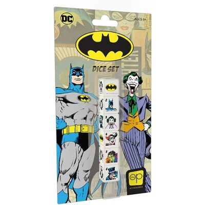 Pack de Dés Batman 6D6 - Jeu de Société - Publicité Pack de Dés Batman 6D6 - Jeu de Société - Publicité
