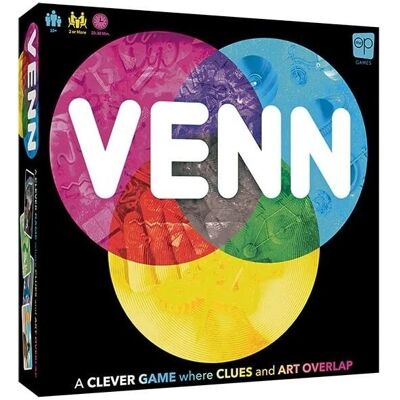 USAopoly Venn Board Game - Fun & Educational Family Game USAopoly Venn Board Game - Fun & Educational Family Game