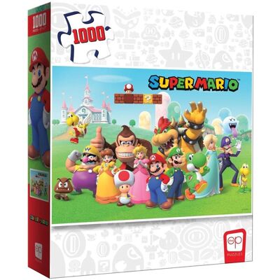 Super Mario Mushroom Kingdom Puzzel - 1000 st - USAopoly Super Mario Mushroom Kingdom Puzzel - 1000 st - USAopoly