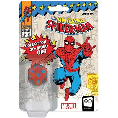 USAopoly - Spider-Man 20-Sidé Die - 36mm - Acrylique - Dés - Publicité USAopoly - Spider-Man 20-Sidé Die - 36mm - Acrylique - Dés - Publicité