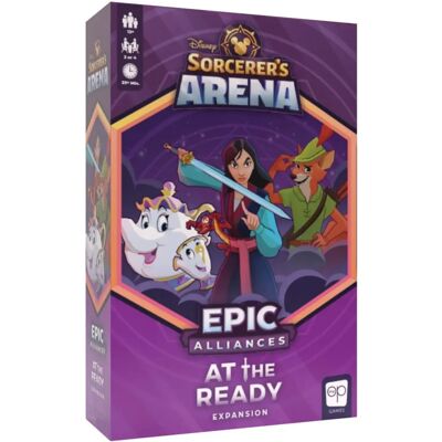 USAopoly Disney Sorcerer's Epic Alliances at the Ready Exp. - Juego de mesa USAopoly Disney Sorcerer's Epic Alliances at the Ready Exp. - Juego de mesa
