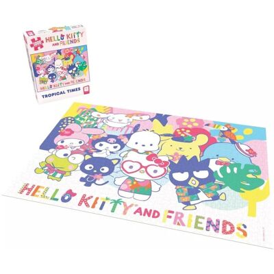USAopoly Hello Kitty Tropical Times Puzzle - 1000 pcs - Fun Island Adventure USAopoly Hello Kitty Tropical Times Puzzle - 1000 pcs - Fun Island Adventure