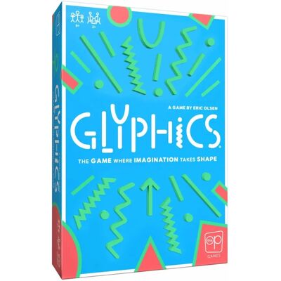 USAopoly Glyphics - Creative Shape Board Game - Family Fun USAopoly Glyphics - Creative Shape Board Game - Family Fun