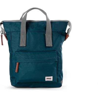Roka London Bantry B Pequeño mochila de nailon sostenible - Azul teal Roka London Bantry B Pequeño mochila de nailon sostenible - Azul teal
