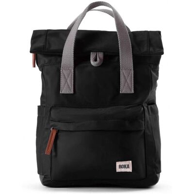 Roka London Bag Canfield B Small Sustainable Nylon Black - Bag Roka London Bag Canfield B Small Sustainable Nylon Black - Bag