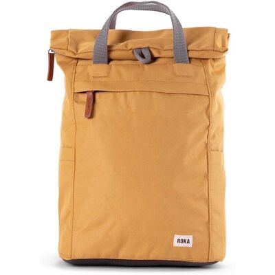 Roka London Finchley A Återvunnen canvasryggsäck - Väderbeständig, 15L, lin Roka London Finchley A Återvunnen canvasryggsäck - Väderbeständig, 15L, lin